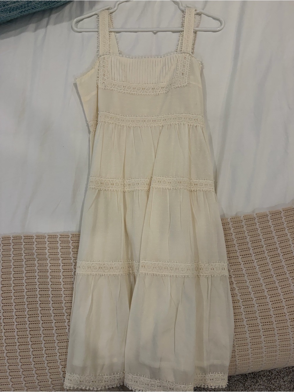 Matilda Jane Cream Tiered Lace Sundress for Girls